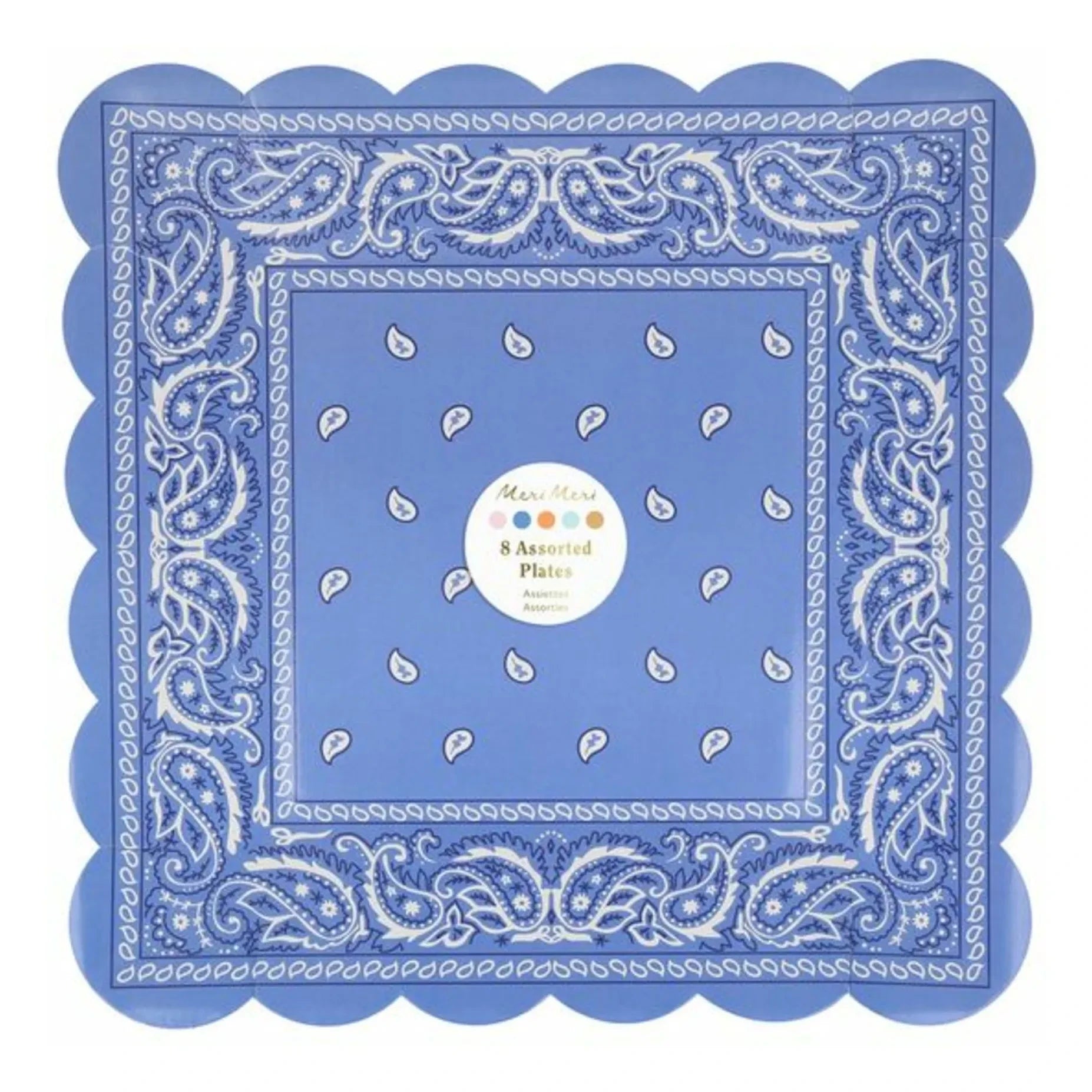 Meri Meri - Teller Western - 8er-Set