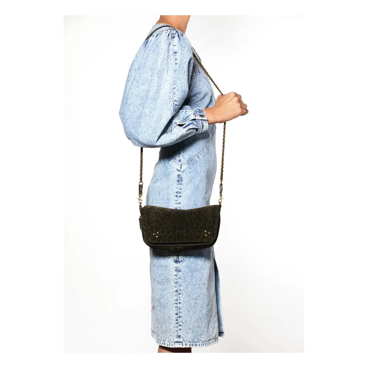 Jérôme Dreyfuss - Bobi S Tasche | Léopard Kaki