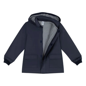 Petit Bateau - Ciré Iconique Recycelter Ölzeugstoff | Marineblau