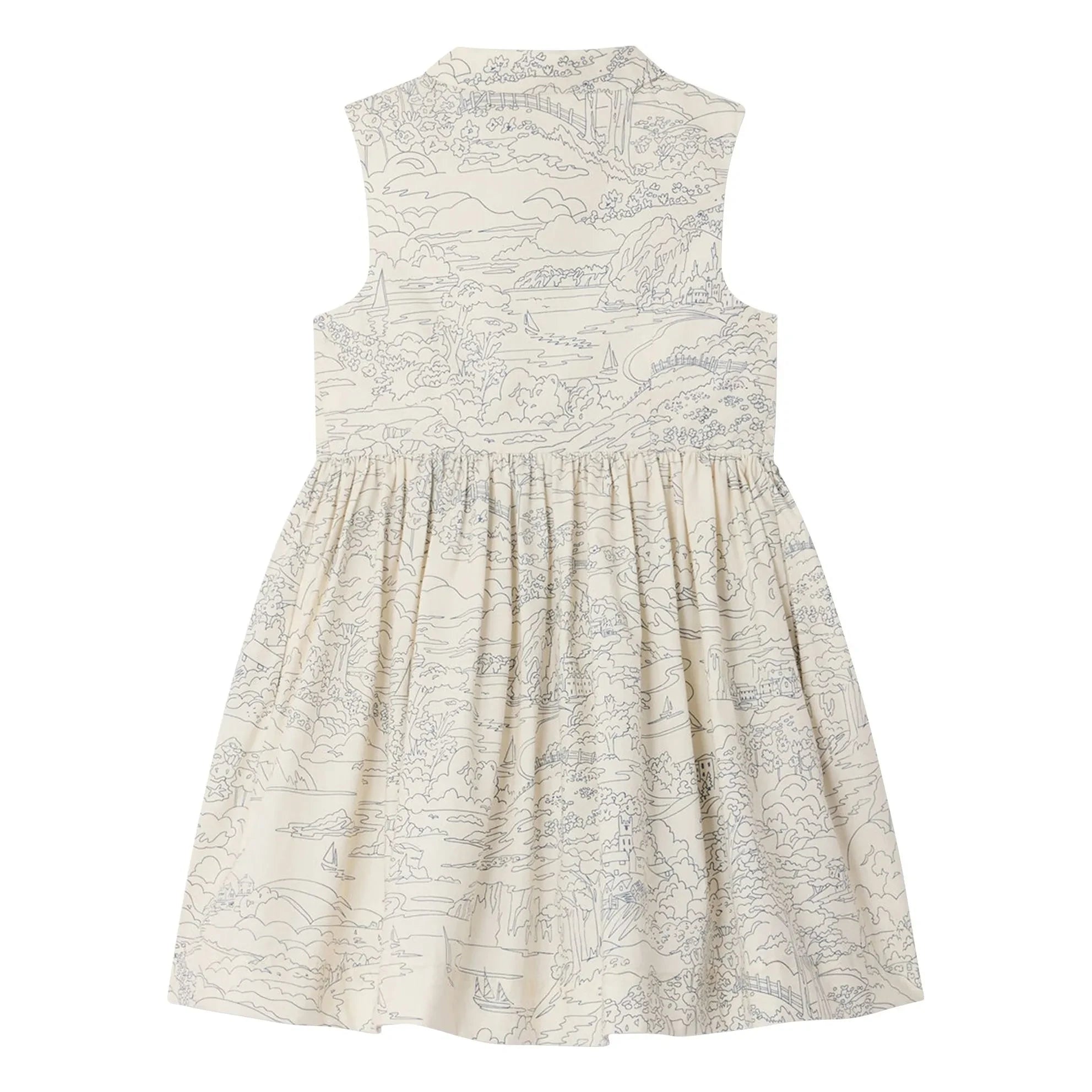 Bonpoint - Anne Paysage Kleid aus Bio-Baumwolle | Ecru