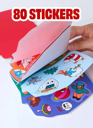 Omy - Weihnachtssticker-Activity-Buch