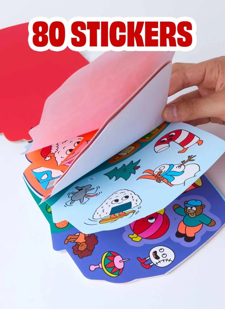 Omy - Weihnachtssticker-Activity-Buch
