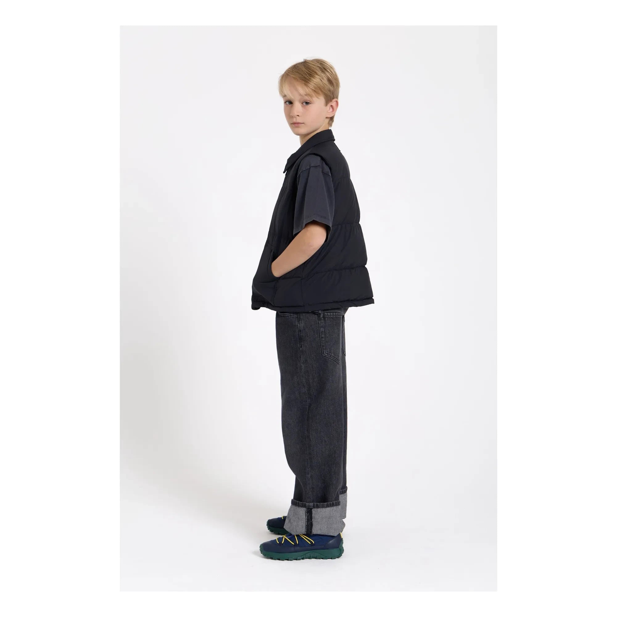 Finger in the nose - Snowshirt Genuine Down Ärmellose Daunenjacke | Schwarz