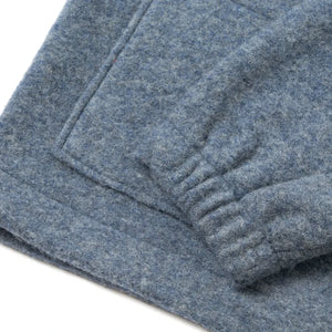 Universal Works - Rams Yün Overshirt | Gri mavi