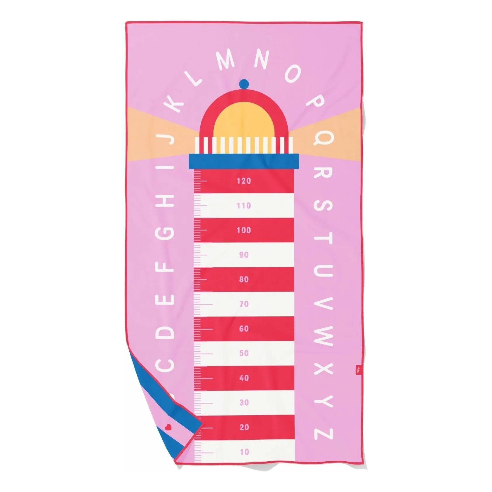 Quut - Phare Cœurs Mikrofasertuch | Rosa