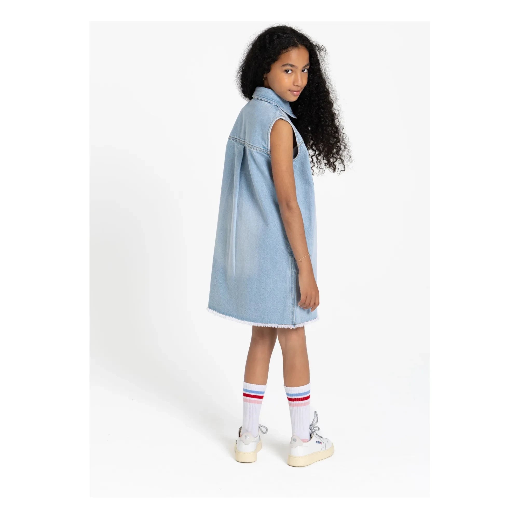 Finger in the nose - Isla Ärmelloses Denim-Kleid | Mavi