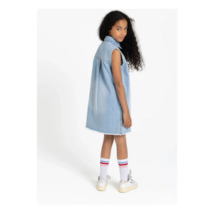 Finger in the nose - Isla Ärmelloses Denim-Kleid | Mavi
