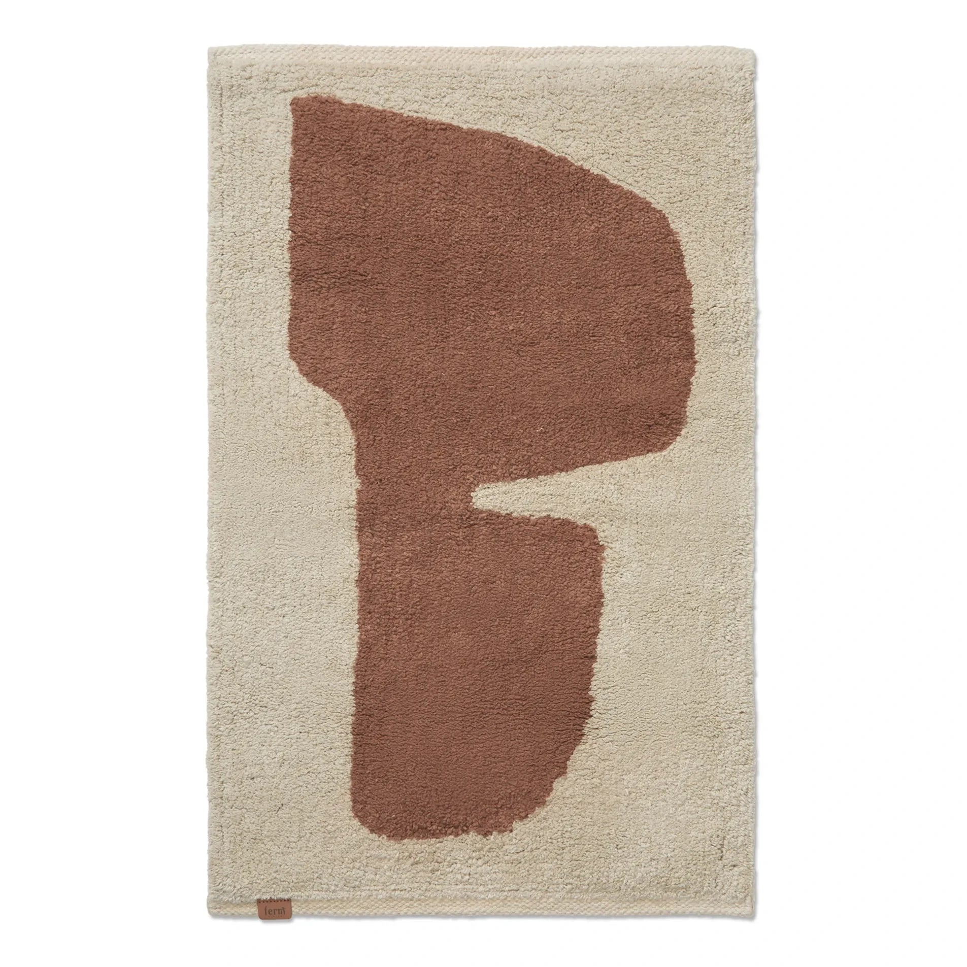 Ferm Living - Lay Badematte | Rotbraun