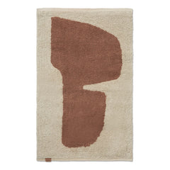 Ferm Living - Lay Badematte | Rotbraun