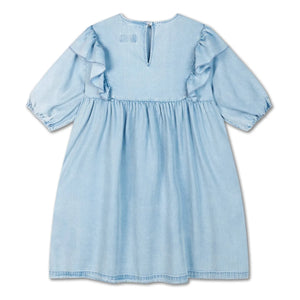 Repose AMS - Tencel-Kleid mit Volants | Hellblau
