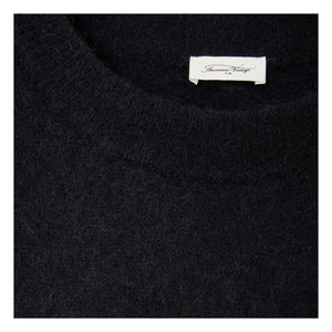 American Vintage - Vitow Alpaka- und Woll-Pullover mit Bootsausschnitt | Schwarz