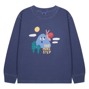 Jelly Mallow - "One More Step" T-Shirt | Dunkelblau
