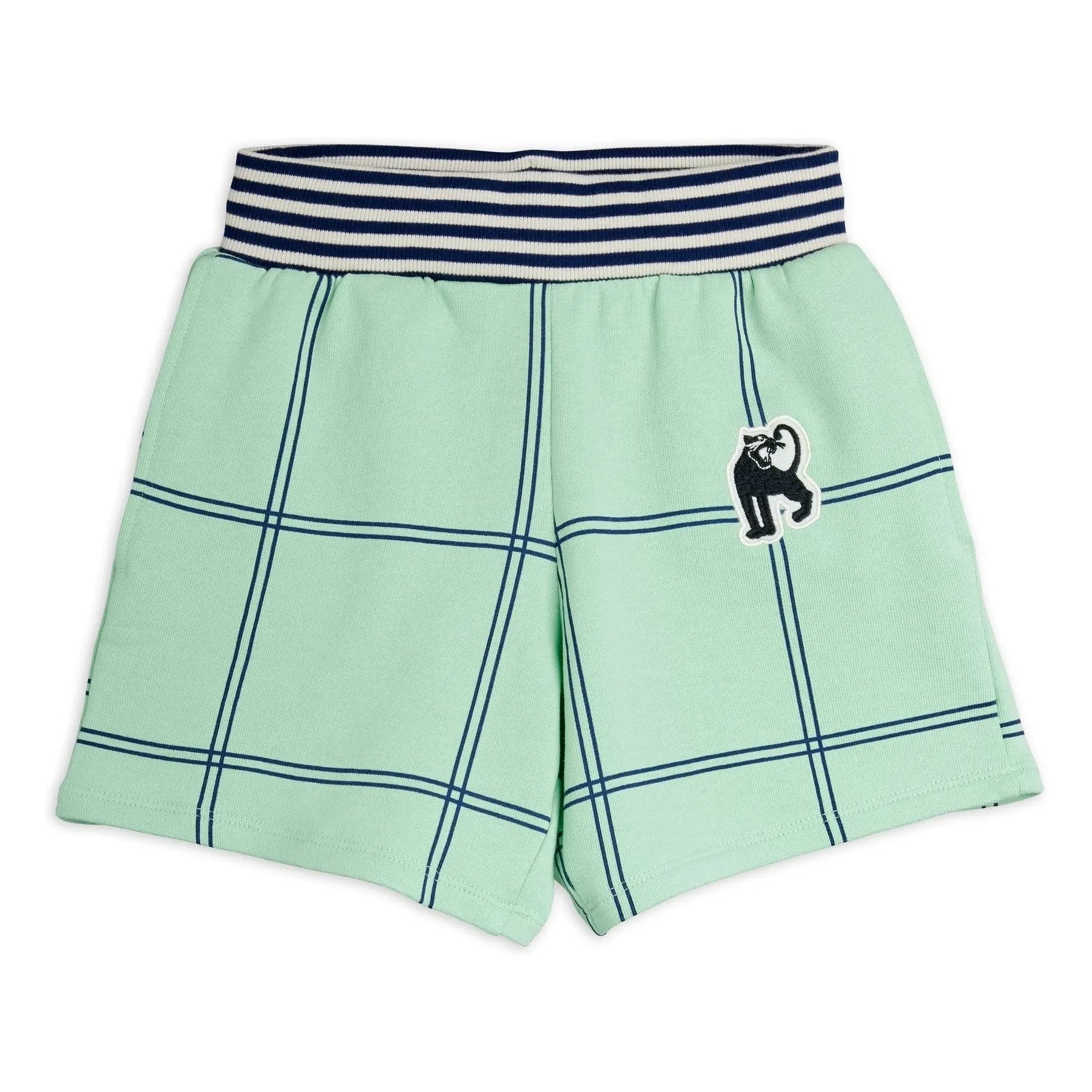 Mini Rodini - Karierte Shorts aus Bio-Baumwolle | Grün