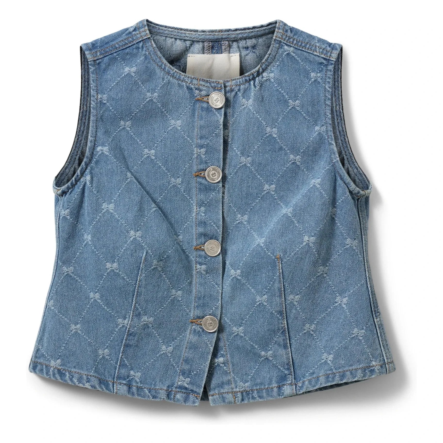 Sofie Schnoor - Carlasy Ärmellose Jeansjacke | Blau