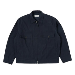 Universal Works - E130 Ospina Jacke aus recycelter Baumwolle | Navy