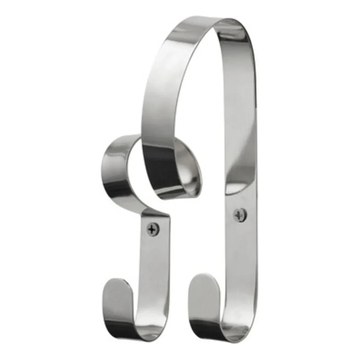 Broste Copenhagen - Ribbon Doppel-Wandhaken | Silber