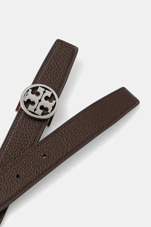 Tory Burch çift taraflı kadın deri kemer Miller