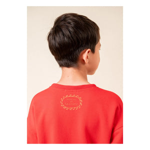 birinit - Chili Birinit Sweatshirt aus Bio-Baumwolle | Rot