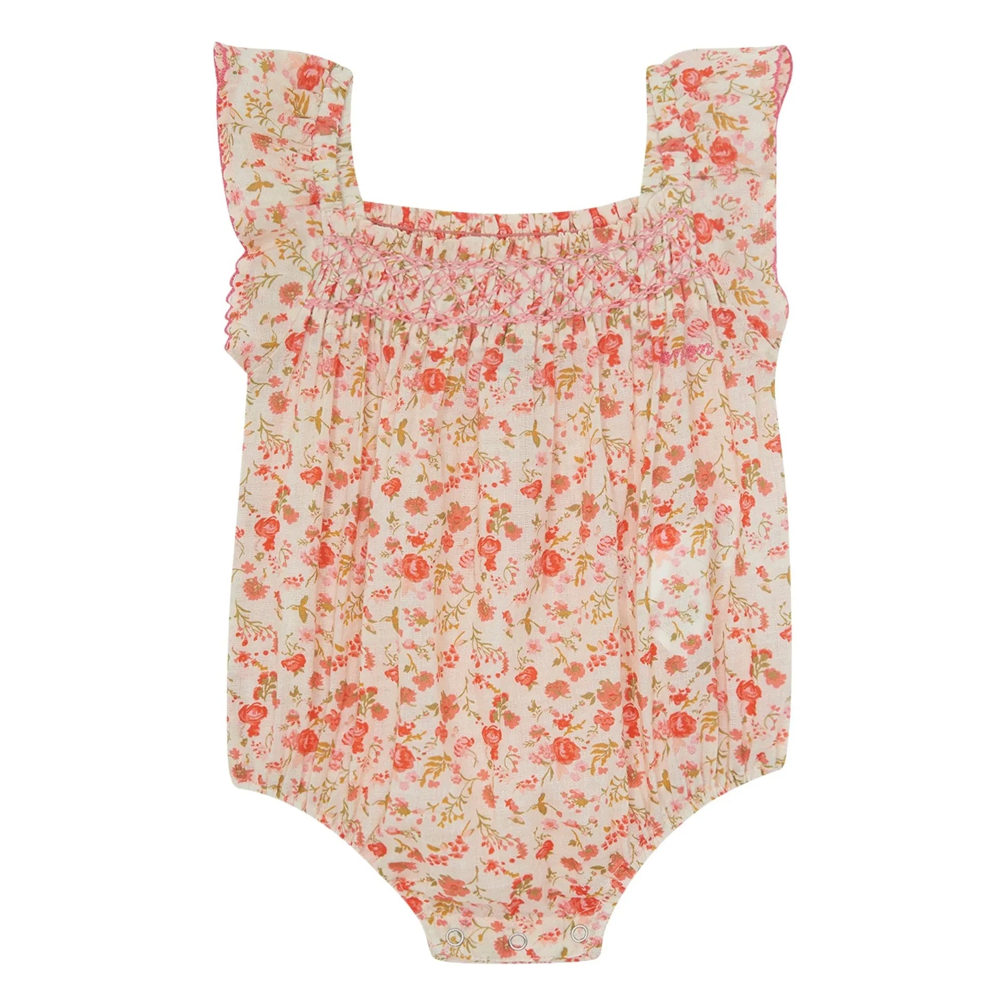 Bonton - Lalix Fleurie Strampler | Rot