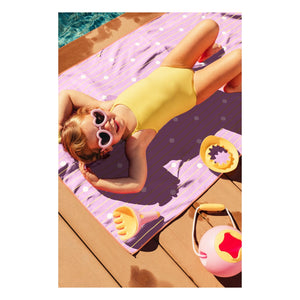 Quut - Puppenhaus Mikrofaser-Strandtuch | Gelb