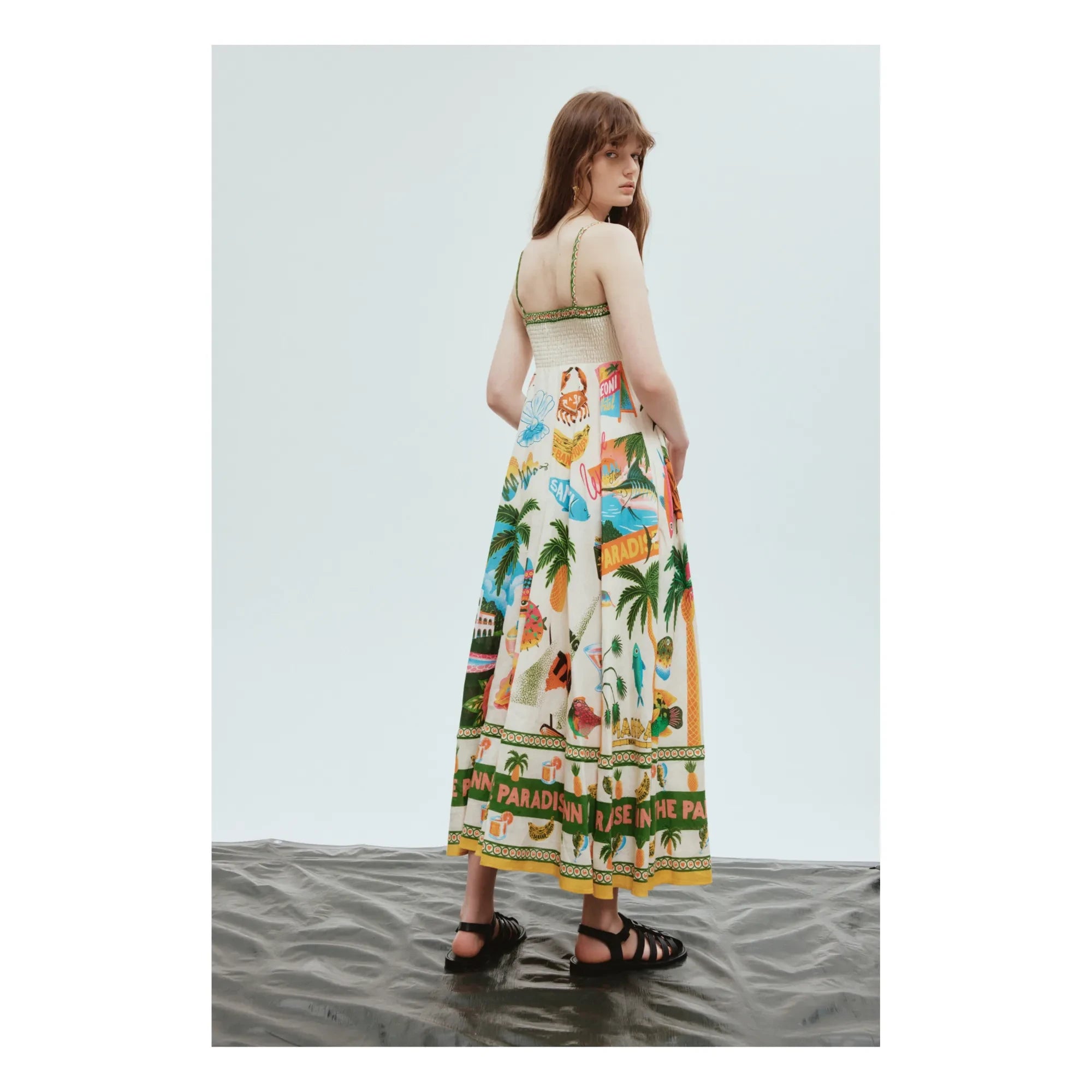 Alémais – Paradiso Leinenkleid | Ecru