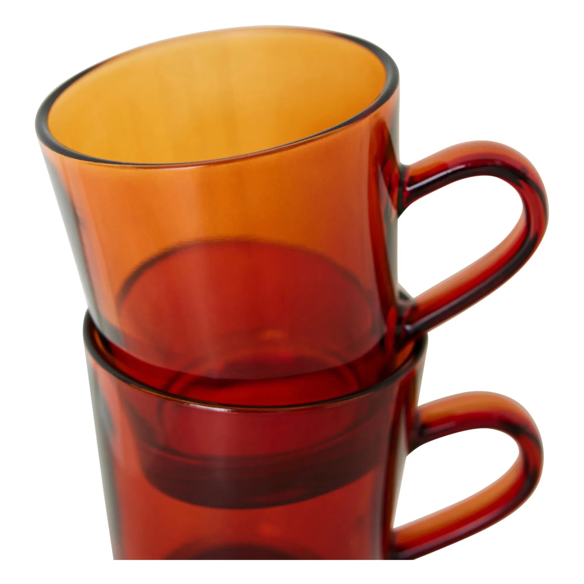 HKliving - 70er Kaffeetassen - 4er Set | Bernstein