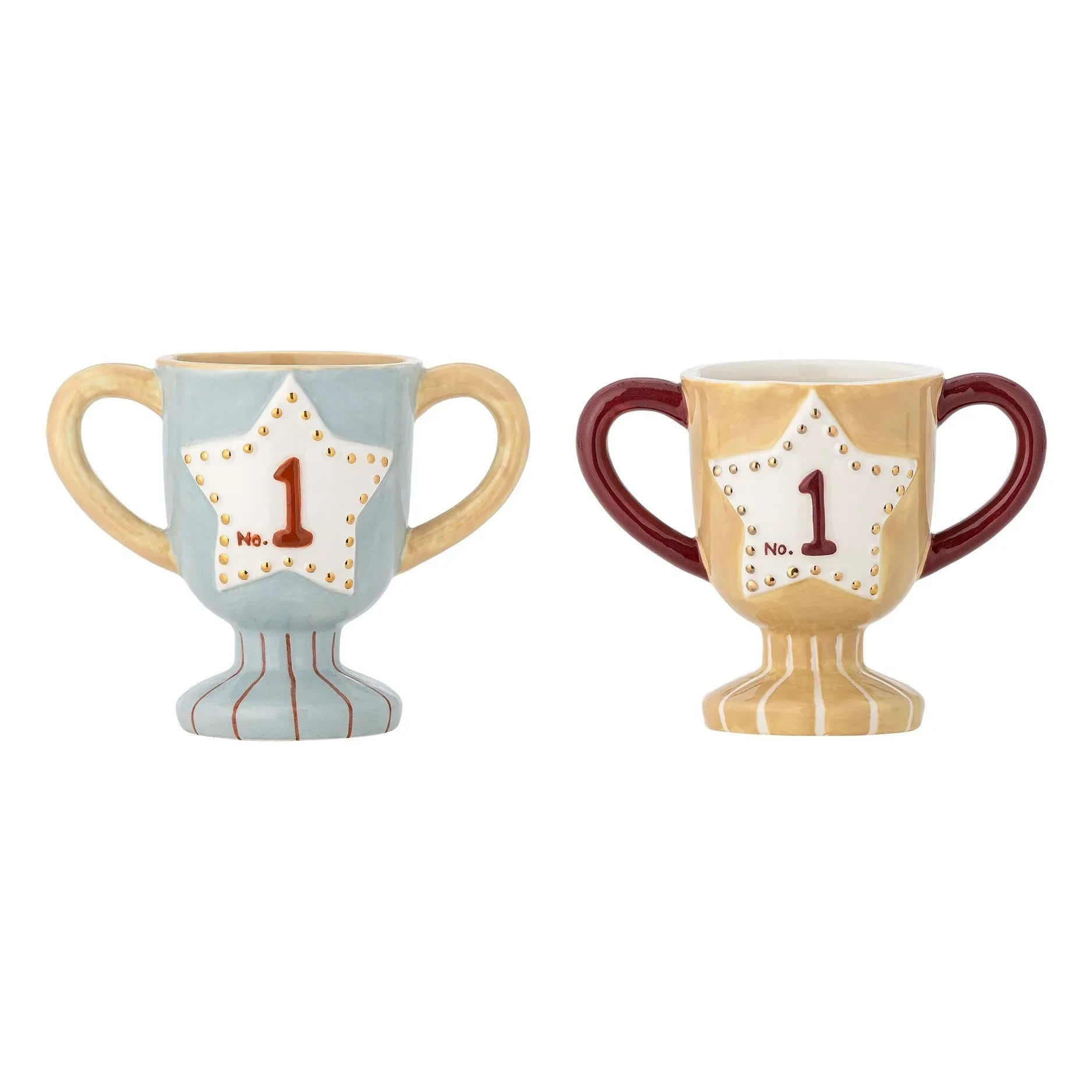 Bloomingville Mini - Kleine Keramiktassen Trophy - 2er Set