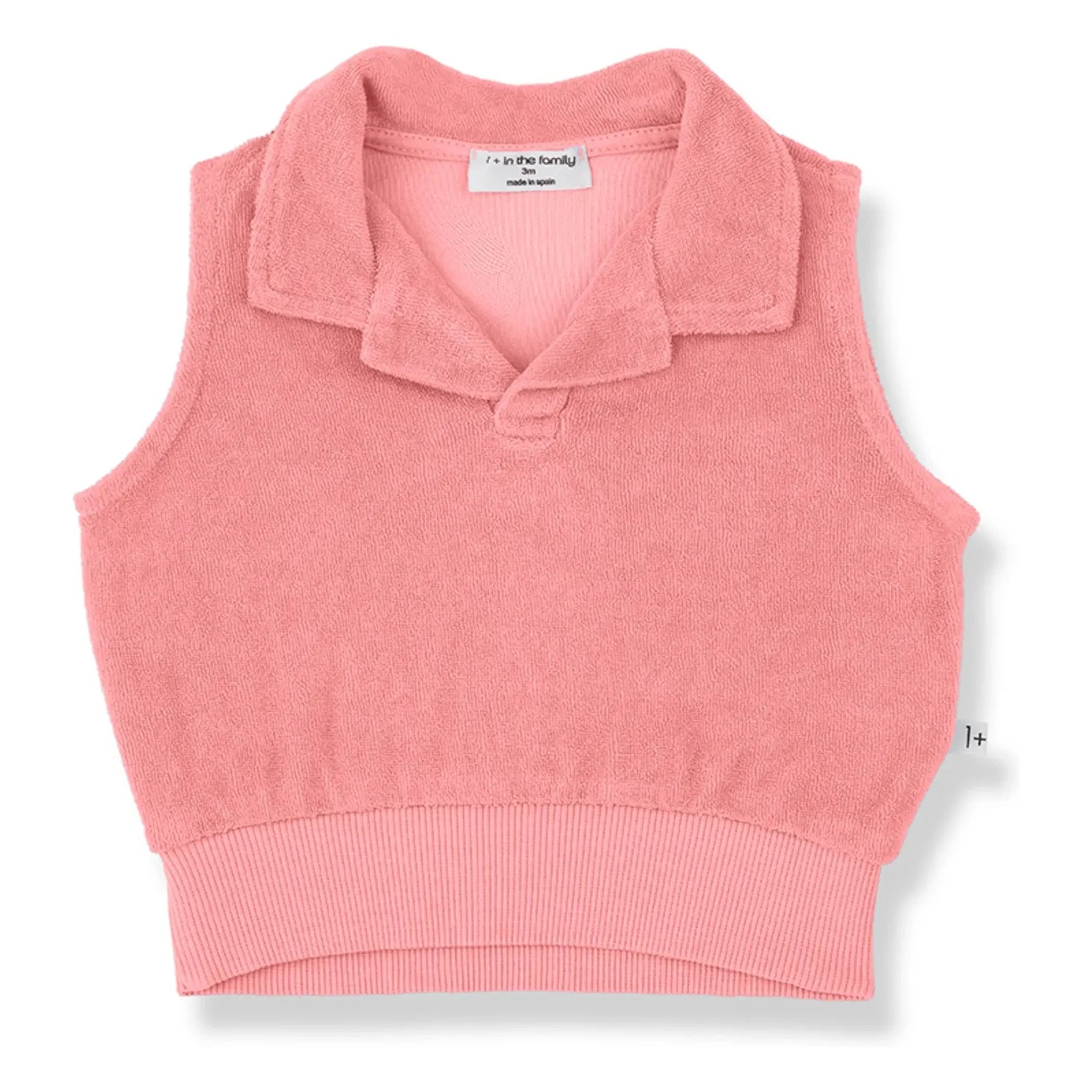 1+ in the family - Selva Eponge Polo Yaka Atlet | Toz Pembe