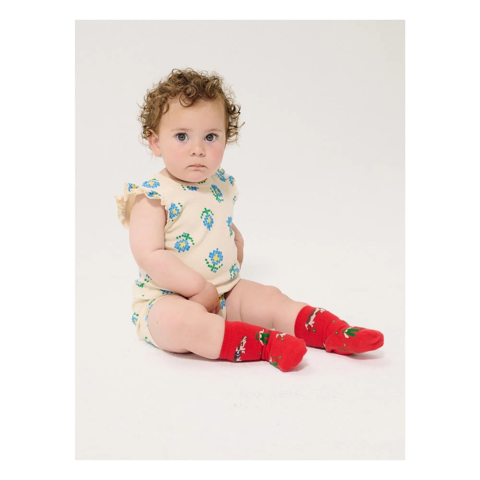 Bobo Choses - Bauernhof-Socken aus Bio-Baumwolle | Rot
