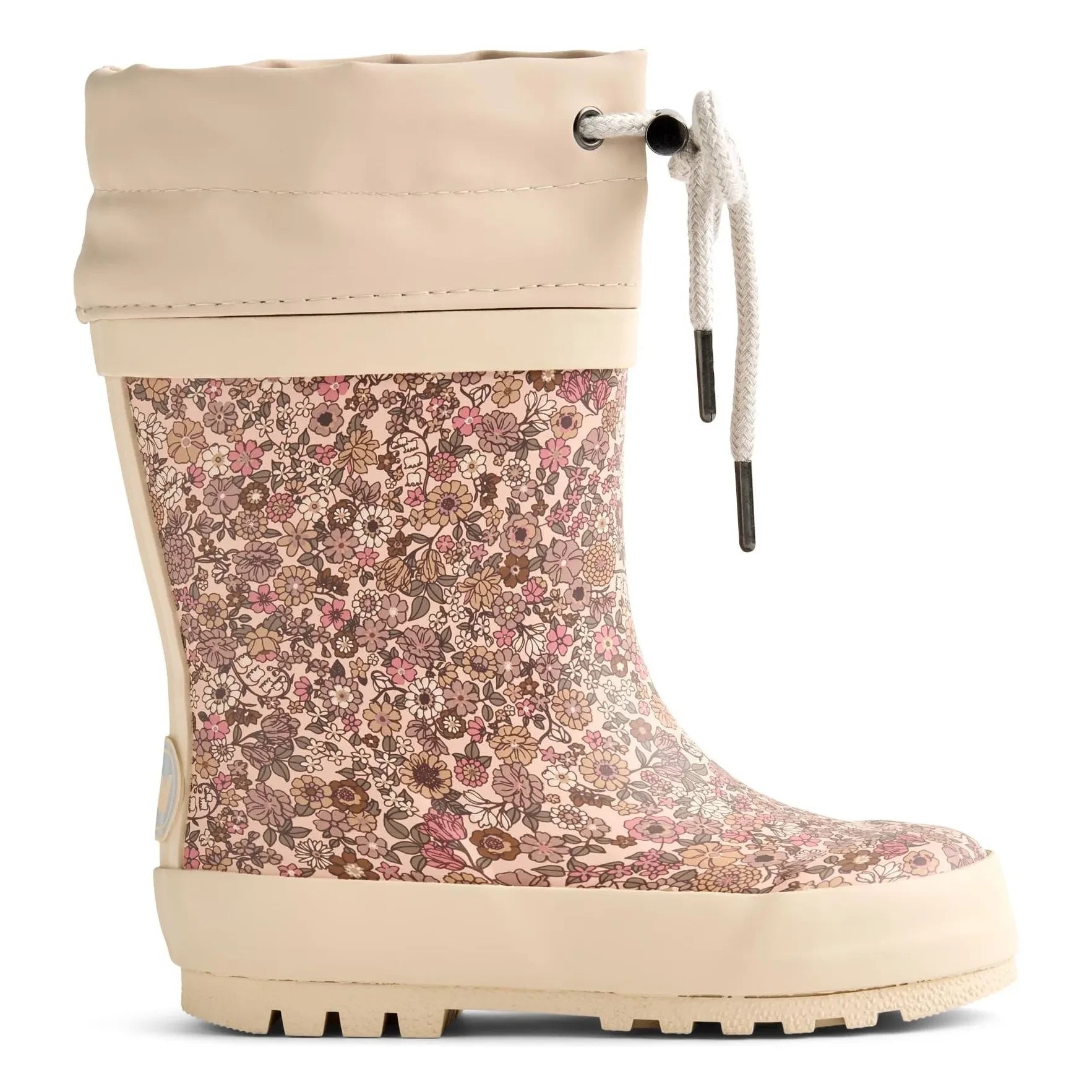 Wheat - Thermobedruckte Gummistiefel mit Blumenmuster | Pink