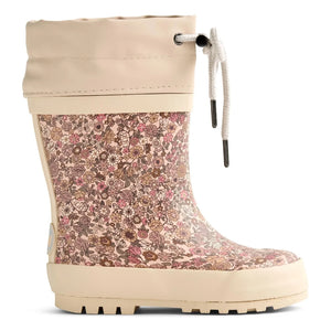 Wheat - Thermobedruckte Gummistiefel mit Blumenmuster | Pink
