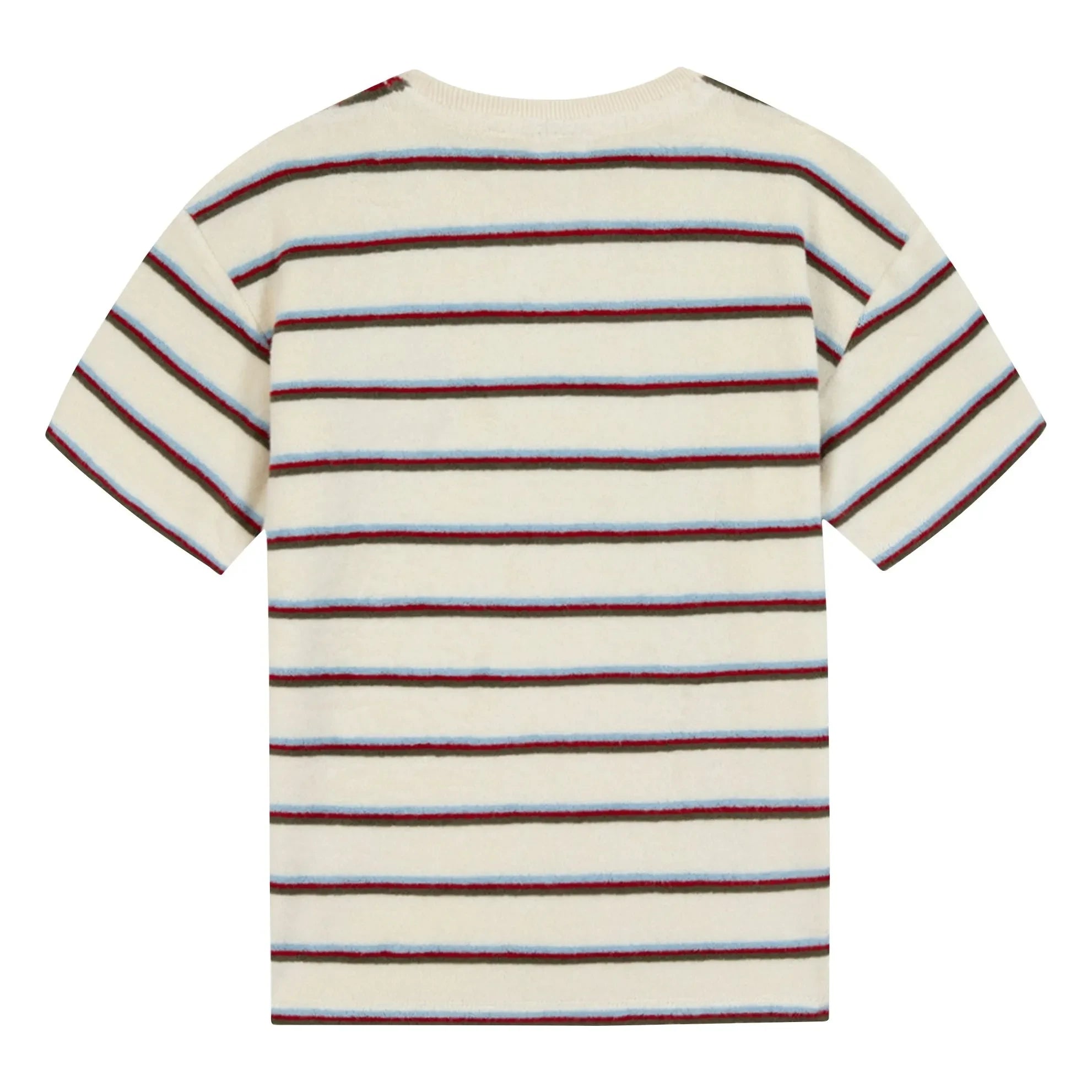 Bonton - Livo Gestreiftes Handtuch-T-Shirt | Weiß