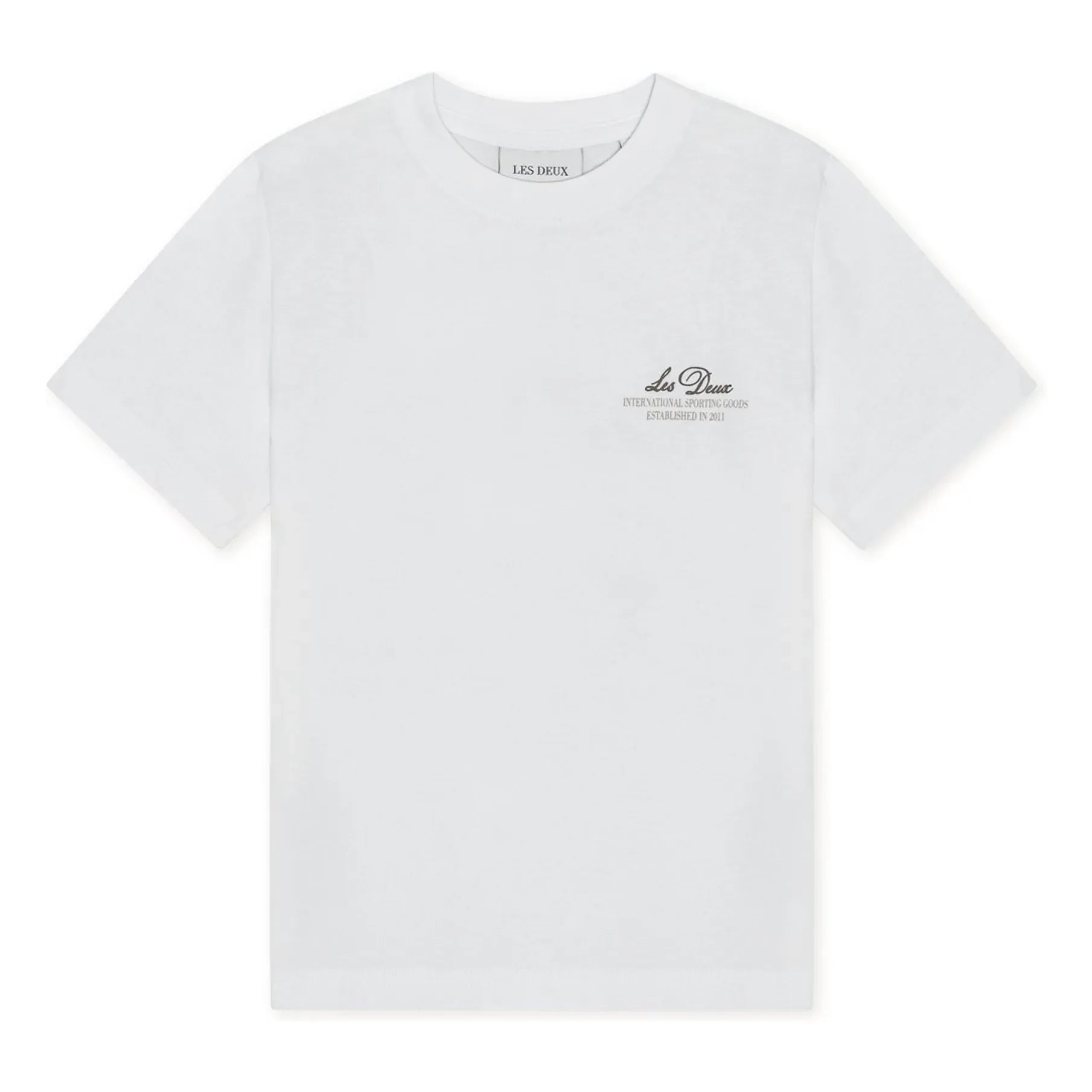 Les Deux - Globe Les Deux T-Shirt Bio-Baumwolle | Weiß