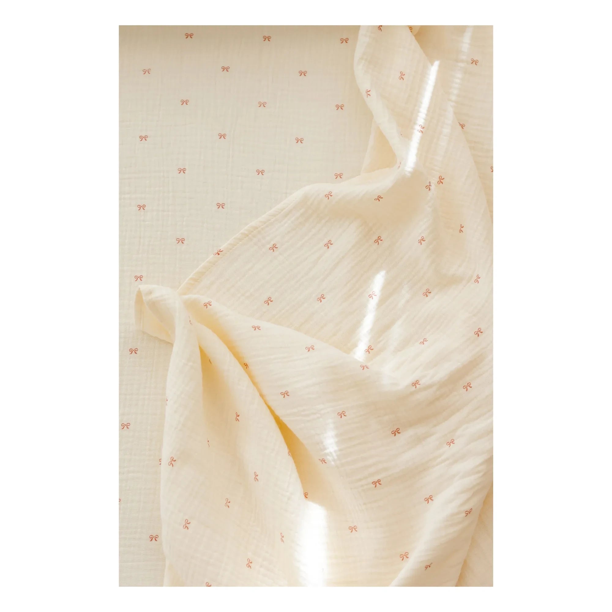 Soft Spot - Bio-Baumwoll-Spannbettlaken mit Rippstruktur | Ecru