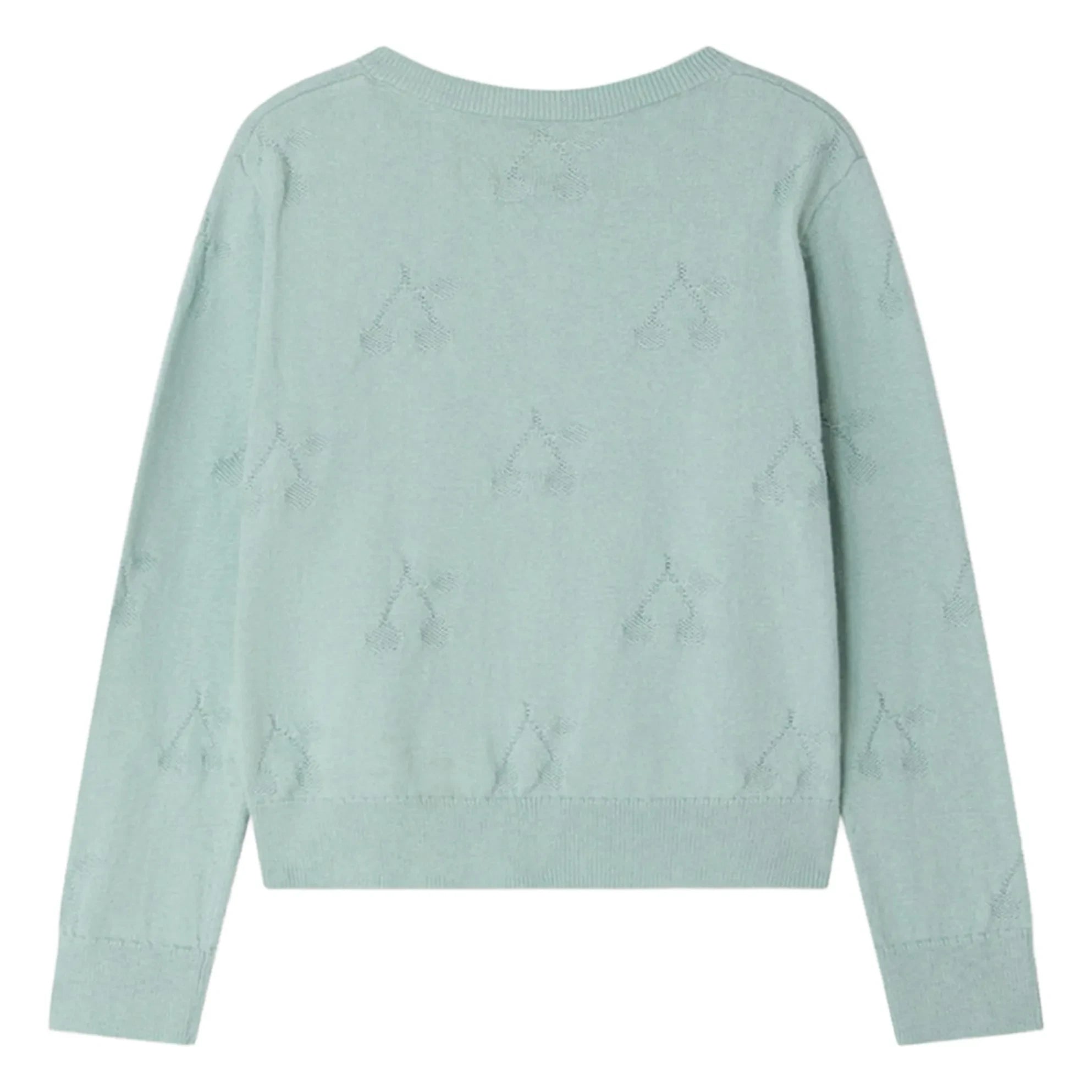 Bonpoint - Cardigan Pointelle Lysia Bio-Baumwolle | Celadon