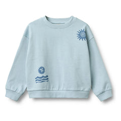 Wheat - Casey Bio-Baumwoll-Sweatshirt | Hellblau