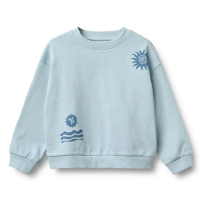 Wheat - Casey Bio-Baumwoll-Sweatshirt | Hellblau
