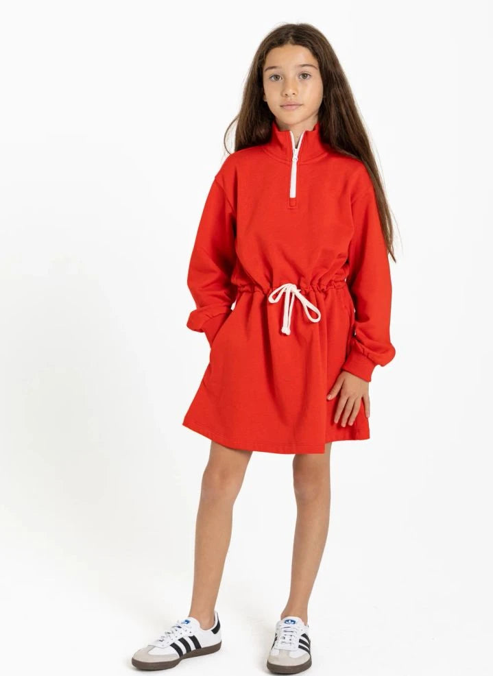 Finger in der Nase - Nour Kleid | Rot