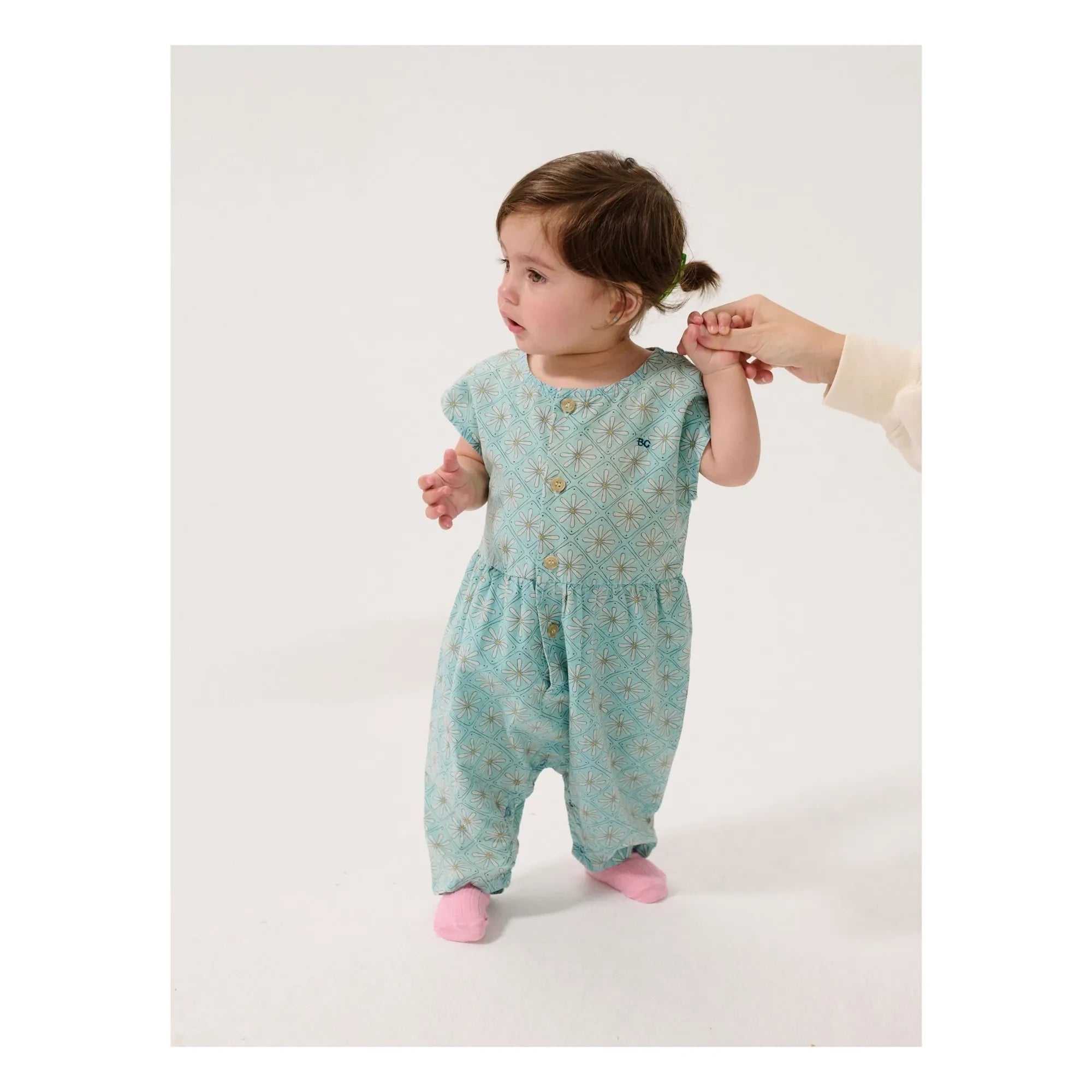 Bobo Choses - Bio-Baumwoll-Gänseblümchen-Overall | Hellblau