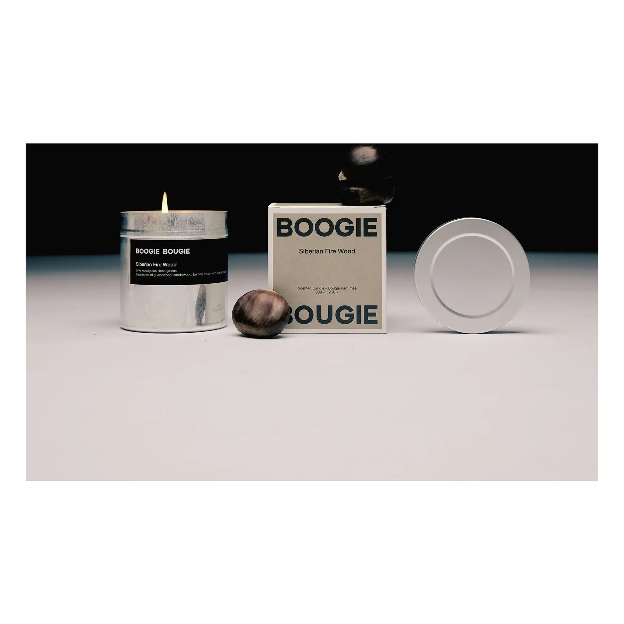 Boogie Bougie - Siberian Fire Wood Duftkerze