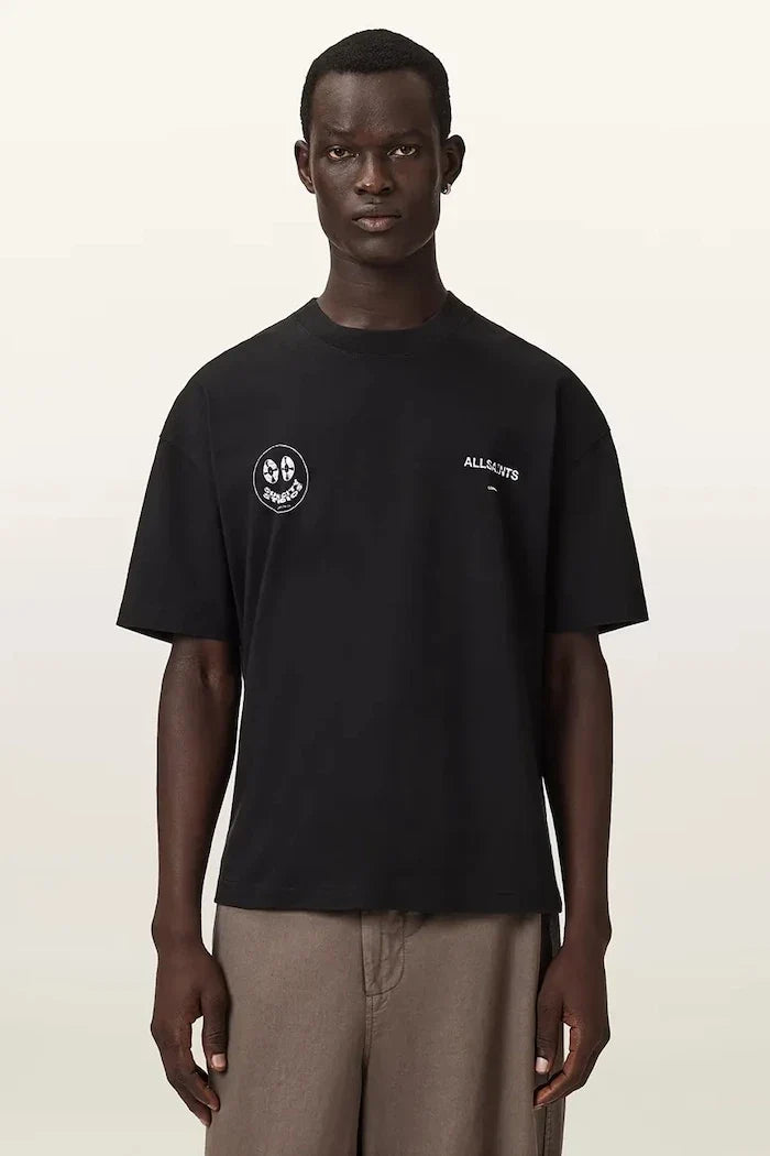 AllSaints erkek pamuklu tişört SPINNER