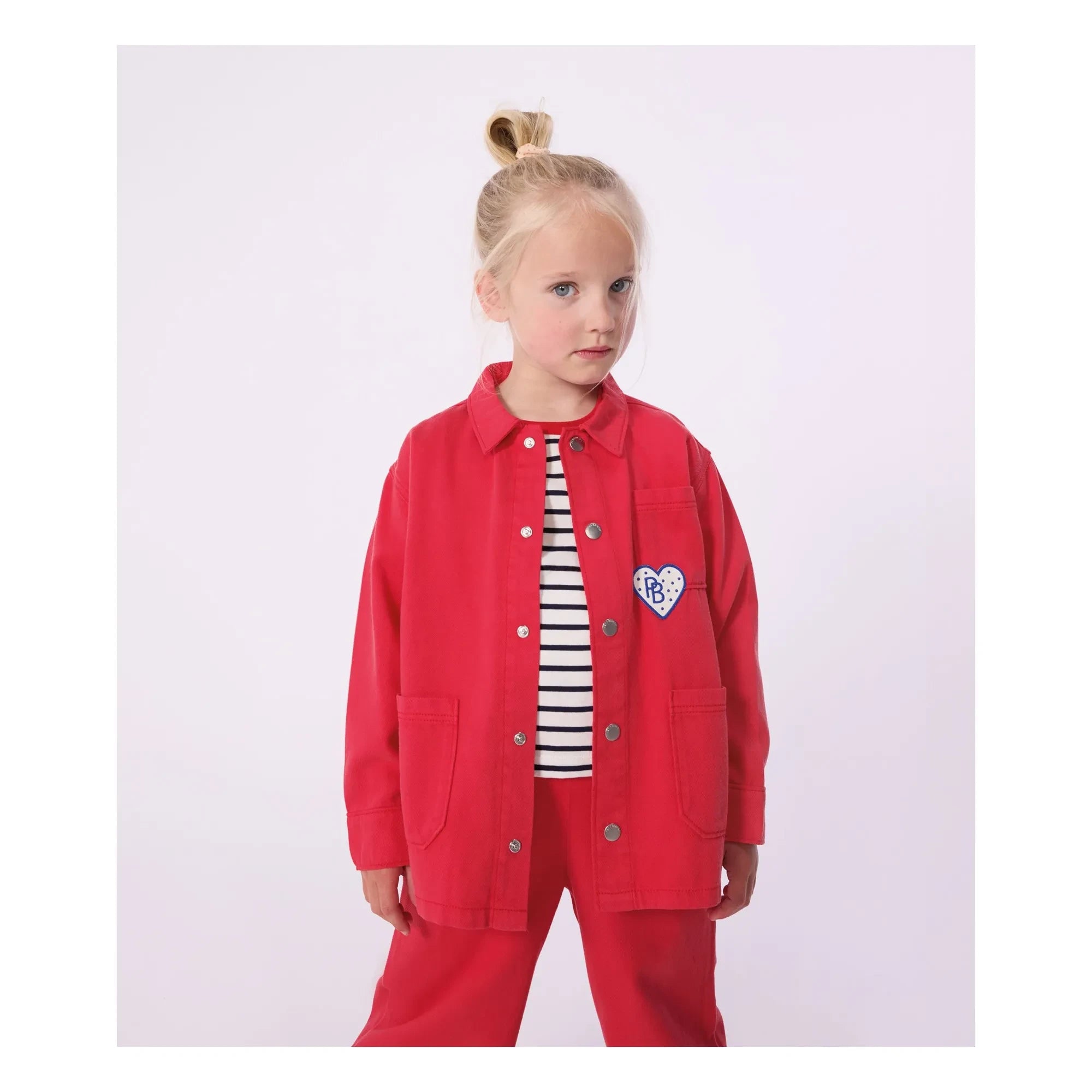 Petit Bateau - Denim İşçi Ceketi | Vermillion
