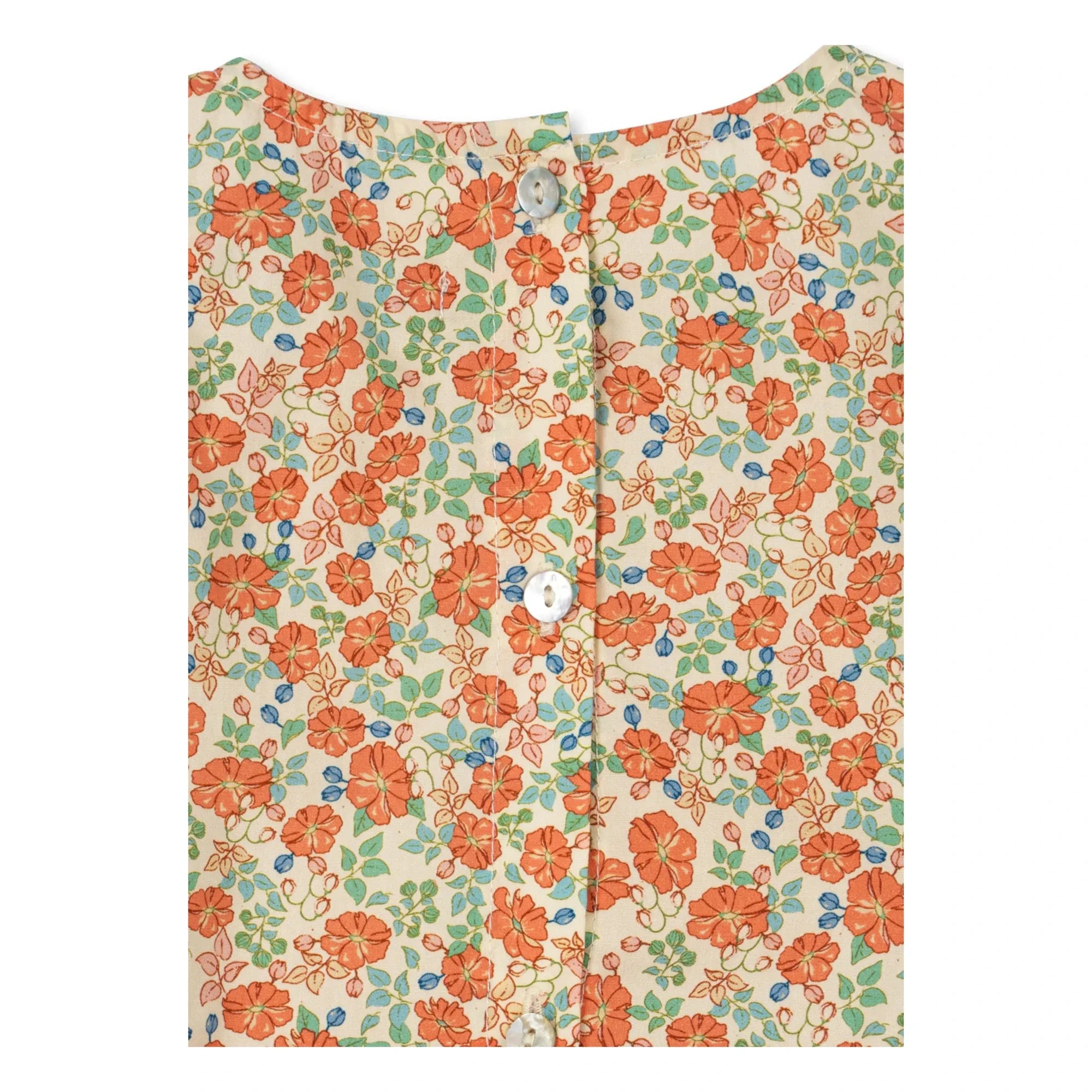 Konges Sløjd - Bluse aus Bio-Baumwolle Verbena | Orange