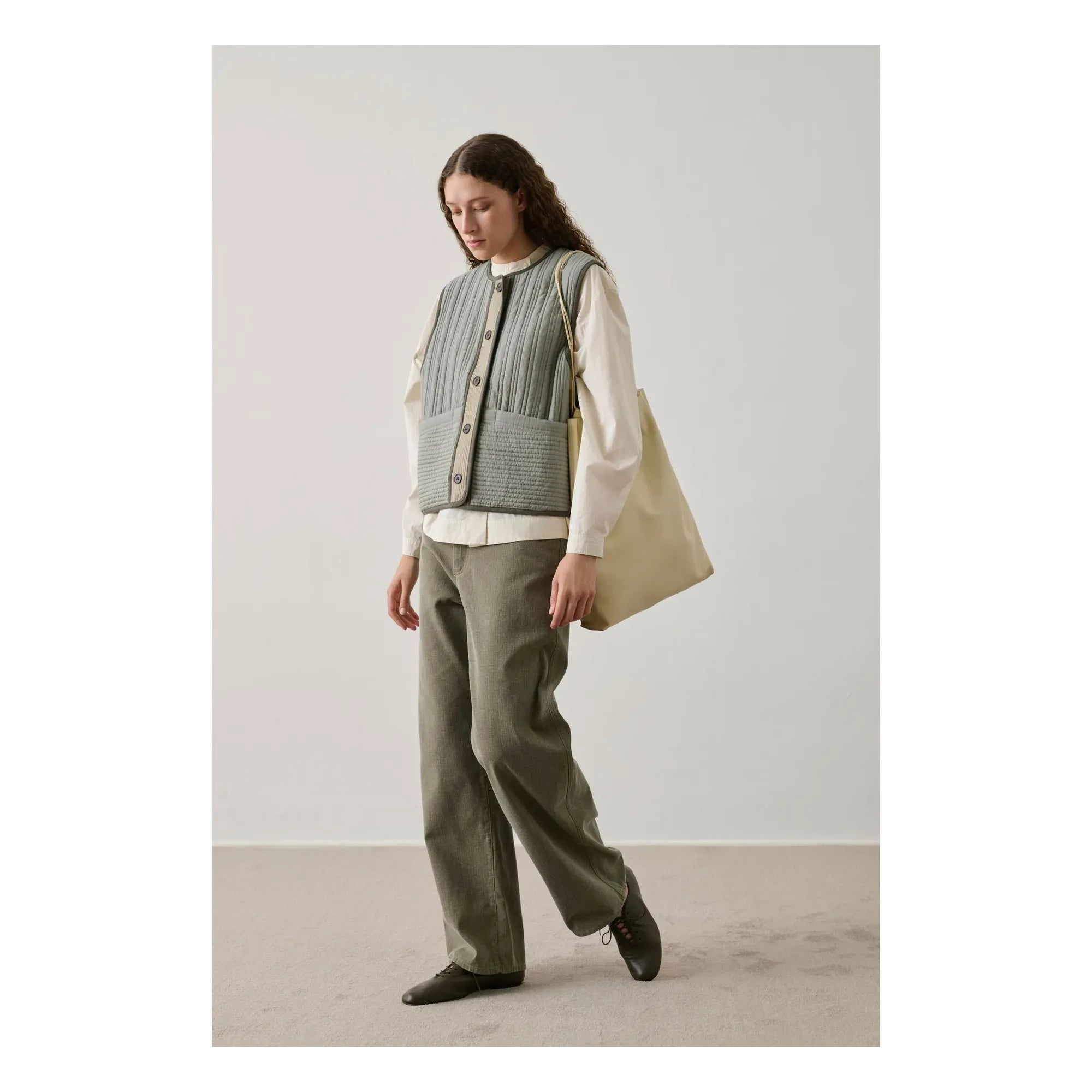 Soeur - Hima Ärmellose Jacke | Grünes Wasser