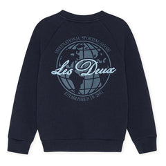 Les Deux - Globe Les Deux Bio-Baumwoll-Pullover | Schwarz