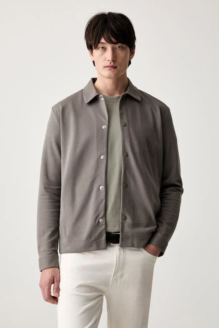 Marc O'Polo pamuklu fermuarlı erkek sweatshirt