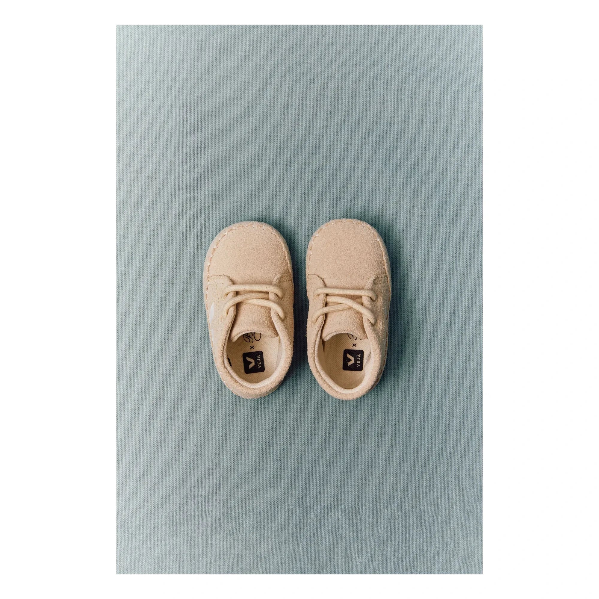 Veja - Veja x Bonpoint Baby Wildleder-Sneaker zum Schnüren | Sandbeige