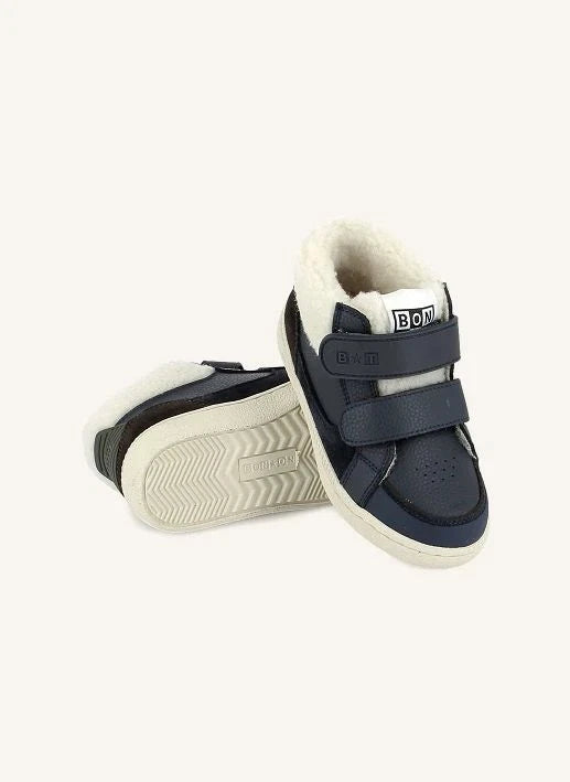 Bonton - Kix Hi Astarlı Sneakers | Lacivert