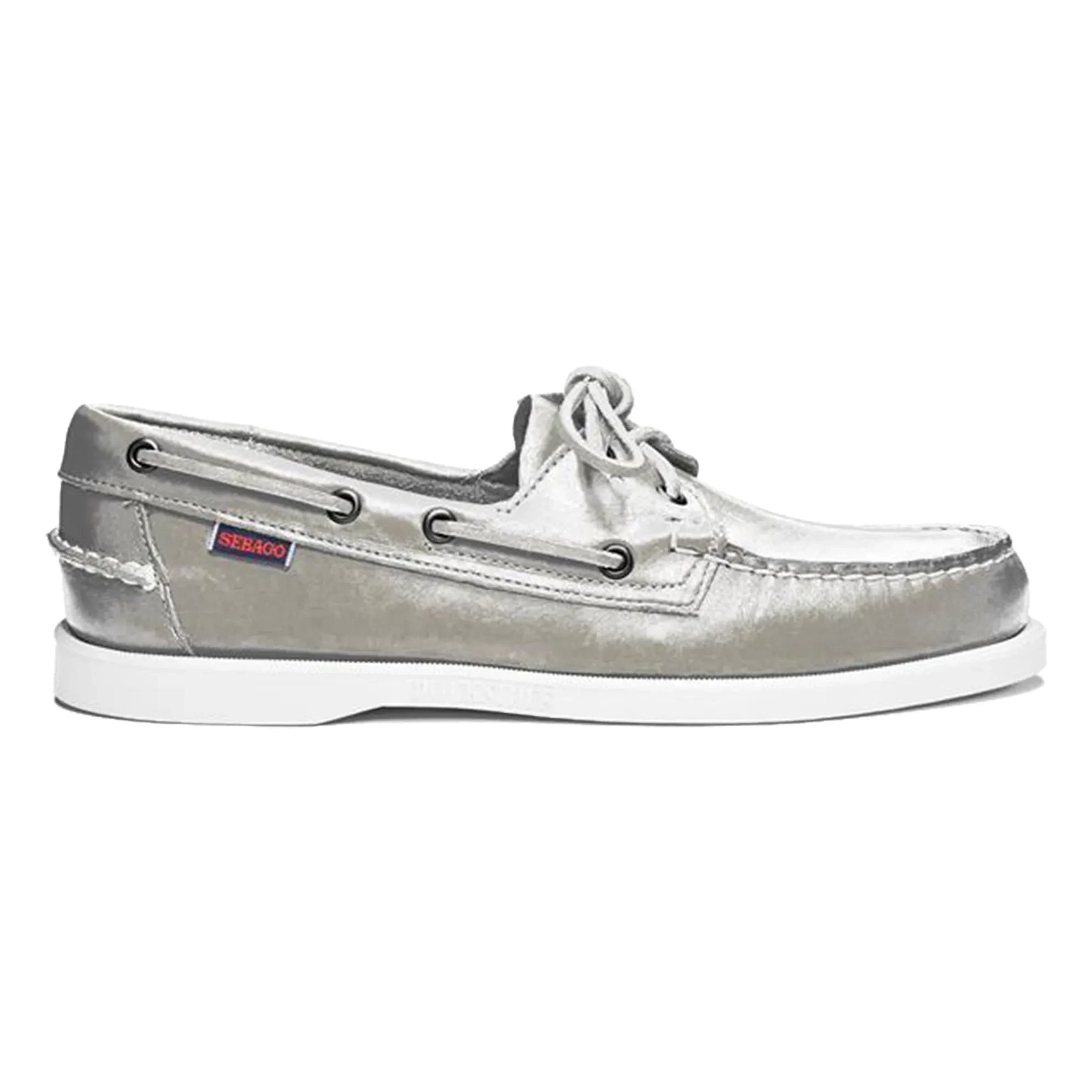 Sebago - Docksides Portland Met Loafer | Silber