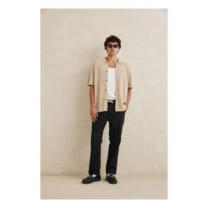 Rhythm - Strukturiertes Kurzarmhemd | Beige